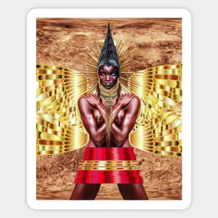 AFRICAN VENUS By SIRIUS UGO ART Sticker